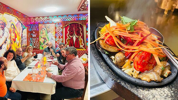 Maharaja Palace kocht traditionell indisch und bietet neben klassischen Currys und Tandoori-Gerichten auch Fisch oder Vegetarisches an.