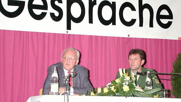 Roman Herzog bei den Oerlenbacher Gesprächen 2002. Foto: Stefan Geiger