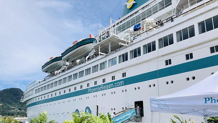 Lenas Schiff: Die MS Albatros hatte 400 Passagiere und 300 Mann Besatzung an Bord