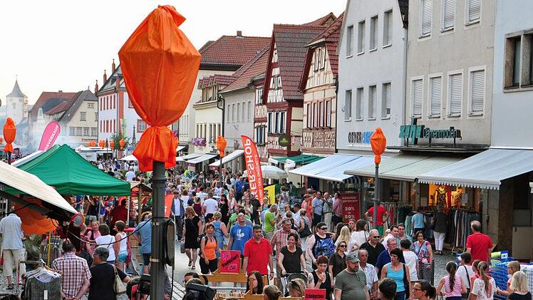 Am Freitag, 29. Juni, verwandelt sich die Innenstadt von Haßfurt in eine Fußgängerzone.Ulrike Langer