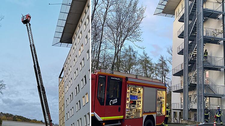 Bad Kissingen: Spektakuläre Feuerwehr-Übung an Helios St. Elisabeth-Krankenhaus