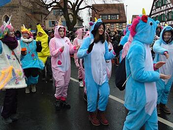 Ohne Einhörner kommt in diesem Jahr kein Faschingsumzug aus.Petra Malbrich