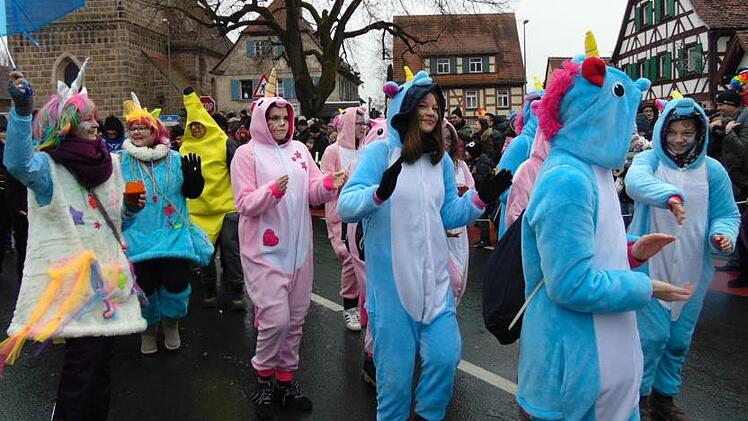 Ohne Einhörner kommt in diesem Jahr kein Faschingsumzug aus.Petra Malbrich