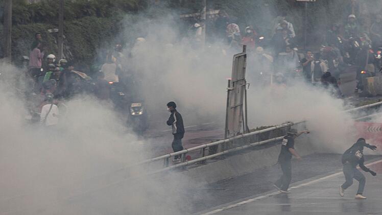 Studentenproteste in Jakarta