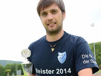 Verdiente sich den Torjägerpokal der Saale-Zeitung mit 33 Treffern in der B-Klasse Rhön 3: Michael Tenschert. Foto: Jürgen Schmitt