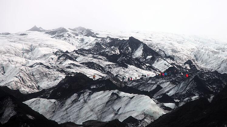 Eisklettertour auf dem Gletscher S&oacute;lheimaj&ouml;kull