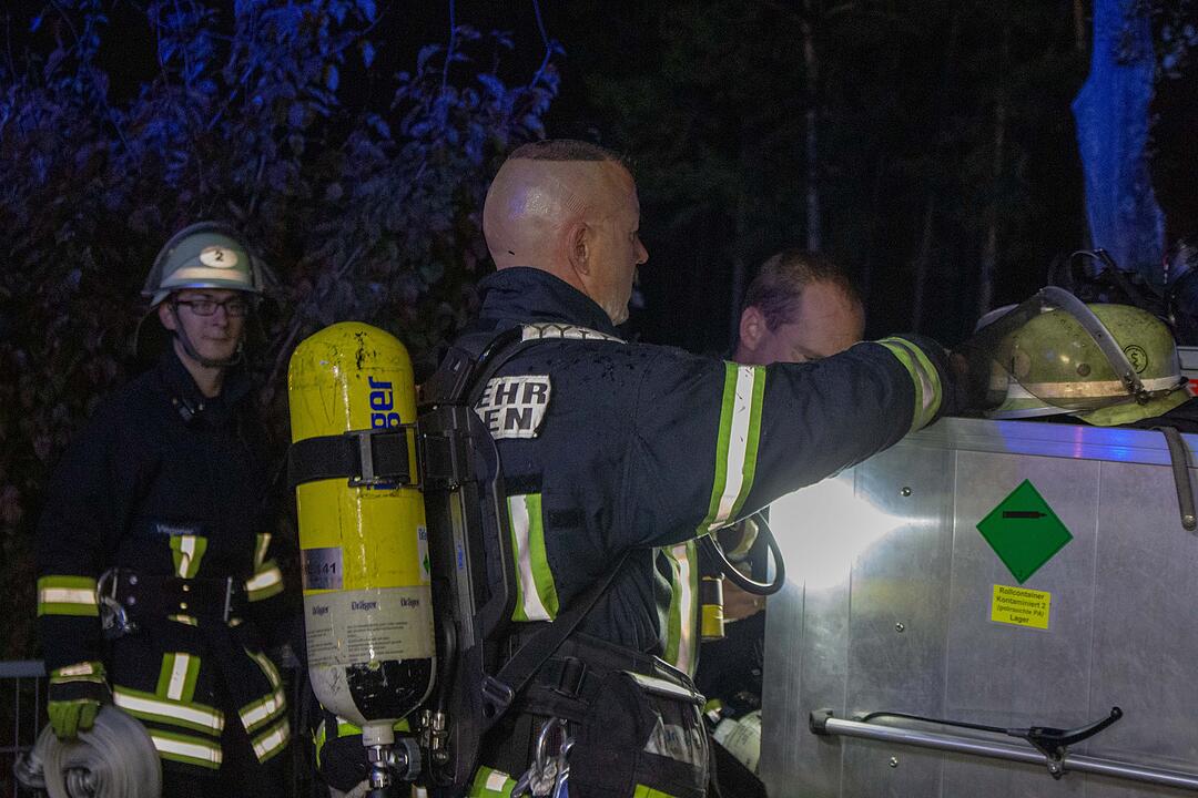 Feuerwehr-Einsatz nach Verpuffung in privater Sauna