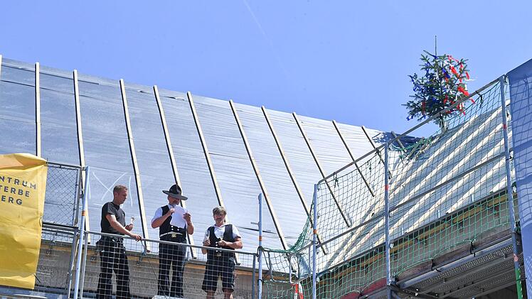 Einweihung des Wasserkraftwerks "Sterzermühle" und Richtfest für das neue Welterbebesucherzentrum in Bamberg. Foto: Ronald Rinklef