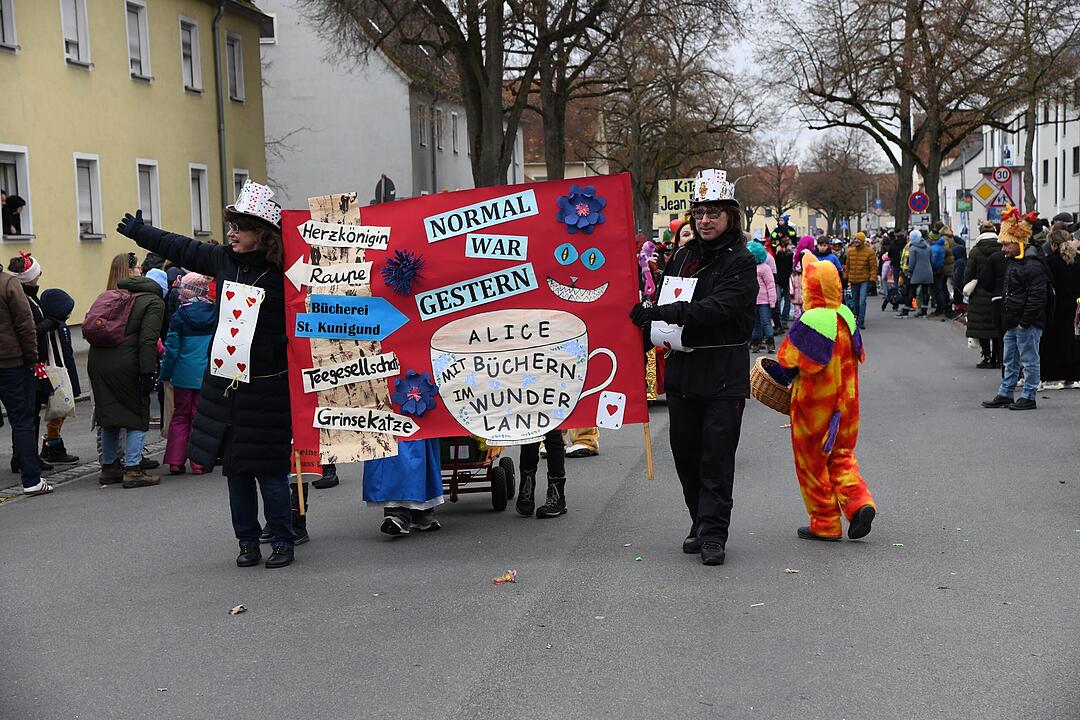 Faschingstreiben in der Gartenstadt.