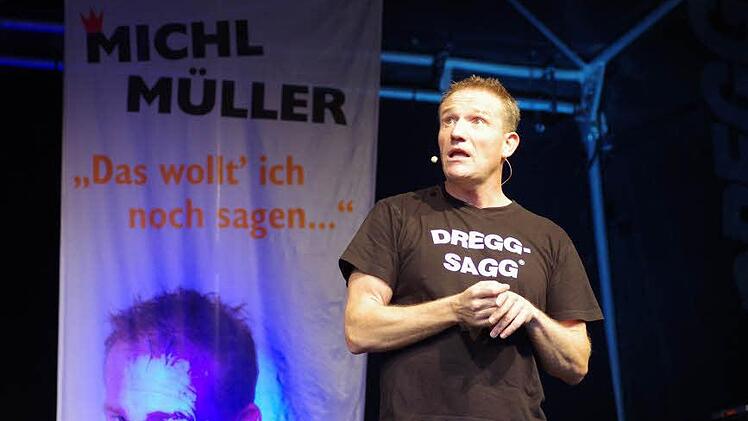Michl Müller live beim Golfclub Bad Kissingen, 14. August 2014