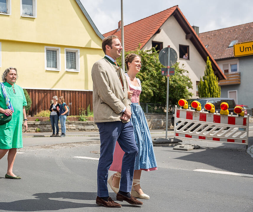 Heimf&uuml;hrung der Braut des F&uuml;rsten Castell-R&uuml;denhausen