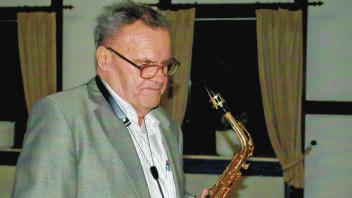 Edgar Keißler war ein begeisterter  Saxofonist. Foto: Familie Keßler