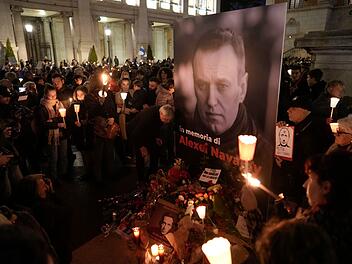 Nawalny-Kundgebung in Rom