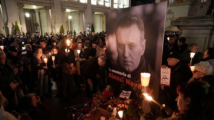 Nawalny-Kundgebung in Rom