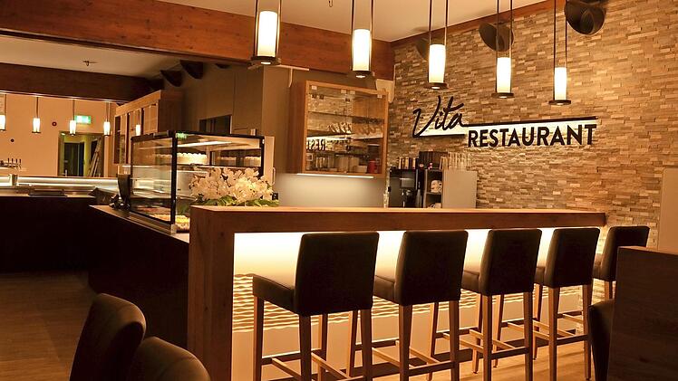 Das Vita-Restaurant des Sauna-Lands wurde nicht nur saniert, es wurde von Grund auf neu gestaltet.