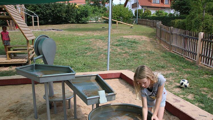 Eindrücke vom Nüdlinger Spielplatz. Foto: Ralf Ruppert
