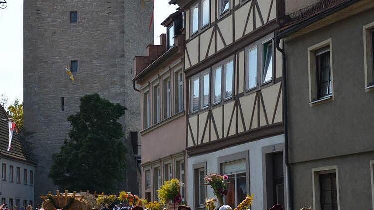 Ein letztes Mal in diesem Jahr wurde das Münnerstädter Heimatspiel aufgeführt. Foto: Björn Hein