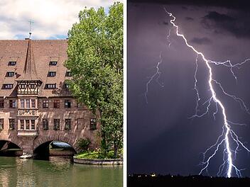 Wetter in Nürnberg: DWD warnt vor schweren Gewittern am Donnerstag