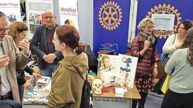 Der Rotary-Club Höchstadt nahm an der Ausbildungsbörse in Herzogenaurach teil. Foto: privat