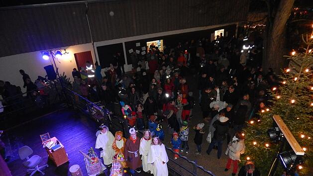 &Uuml;ber die Durchf&uuml;hrung der Drossenfelder Weihnacht (hier ein Bild von 2018) gibt es in Zeiten von Corona unterschiedliche Auffassungen. Foto: Archiv/Horst Wunner