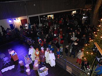 Über die Durchführung der Drossenfelder Weihnacht (hier ein Bild von 2018) gibt es in Zeiten von Corona unterschiedliche Auffassungen. Foto: Archiv/Horst Wunner