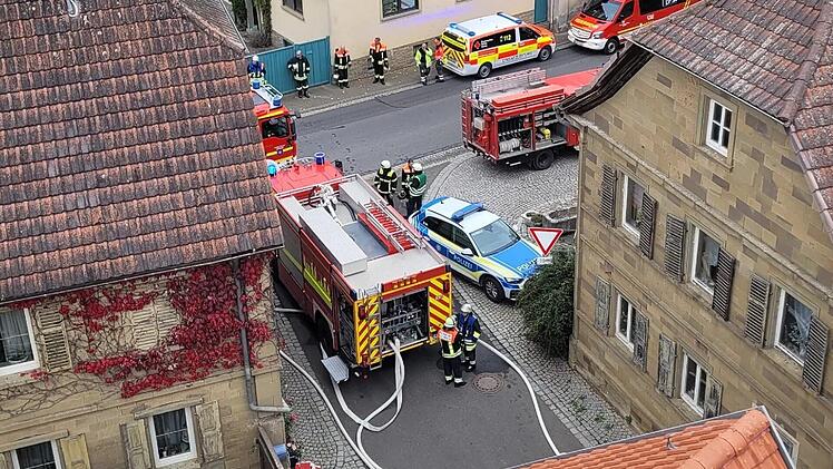 Kaltensondheim: Großbrand in dicht bebautem Ortskern - "hätte sich ausbreiten können"