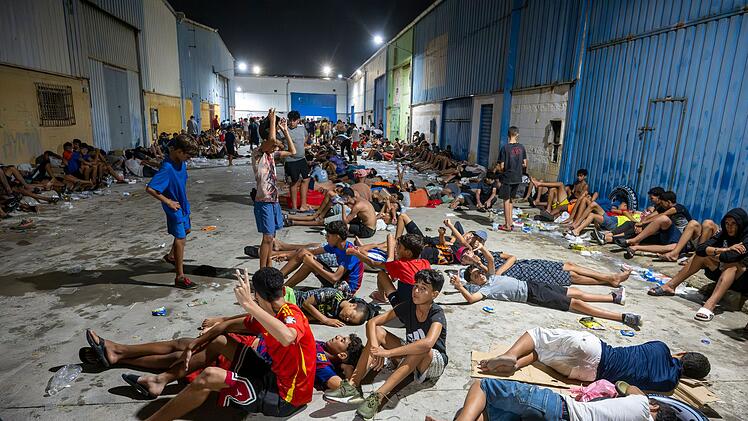 Migranten in Ceuta
