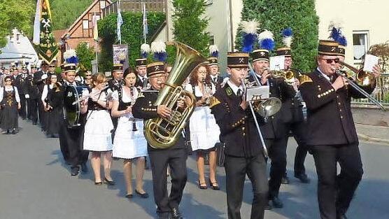 In Stockheim wurde die Pfifferkerwa gefeiert. Foto: Gerd Fleischmann