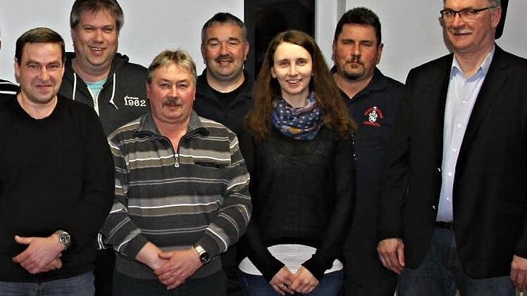 Sie alle tragen Verantwortung bei der Feuerwehr in Gereuth. Foto: Helmut Will