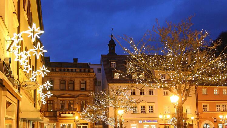 Kulmbach im weihnachtlichen Lichterglanz Foto: Jürgen Gärtner