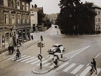 Heilig-Kreuz-Kreuzung im Jahr 1960Foto: Archiv / Leo Frick