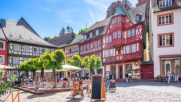 Alter Markt im unterfränkischen Miltenberg
