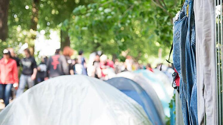 Die nassen Hosen bei Rock im Park.