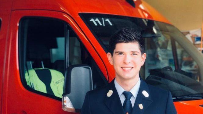 Nico Sonnefeld, der seine Vermieterin vor Schlimmeren bewahrte, ist stellvertretender Kommandant der Freiwilligen Feuerwehr Ebern.