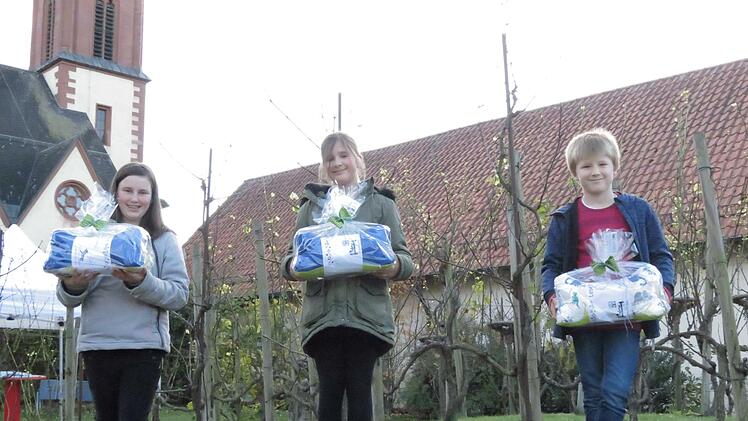 Emilia, Svea und Noah sind die Gewinner des Ferienprogramms.