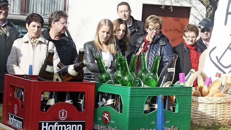 Eine Szene beim Kirchweihumzug