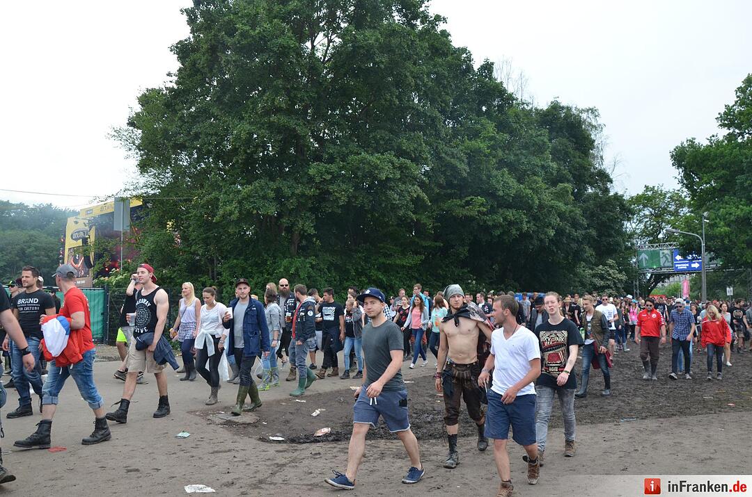 Rock im Park 2016 - Stimmung am Sonntagnachmittag