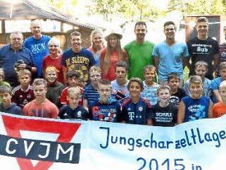 Eine abwechslungsreiche Ferienwoche verbrachten 24 Jungen beim Zeltlager der CVJM-Kreisverbindung Ebern. Foto: Beate Dahinten