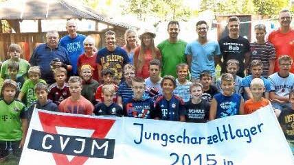 Eine abwechslungsreiche Ferienwoche verbrachten 24 Jungen beim Zeltlager der CVJM-Kreisverbindung Ebern. Foto: Beate Dahinten