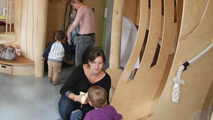 Der große Spielbereich ist ein Traum - nur durch die großzügige Spende in Höhe von 45.000 Euro von Thomas Gottschalk und der RTL-Stiftung konnte dieser Spielbereich gestaltet werden. Foto: Sonja Adam