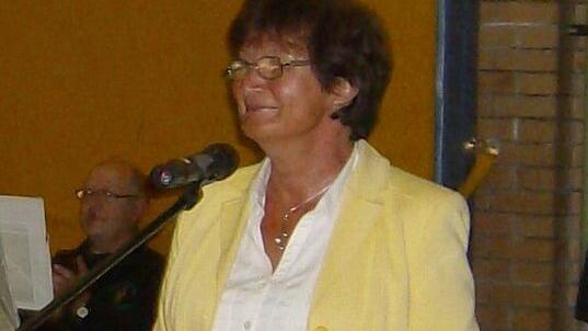 Bürgermeisterin Gisela Bauer begrüßte die Besucher der Abschlussveranstaltung für das Gemeindeentwicklungskonzept. Foto: Petra Malbrich