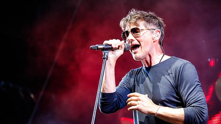 a-ha-Sänger Morten Harket beim Konzert in Coburg.Foto: Matthias Hoch