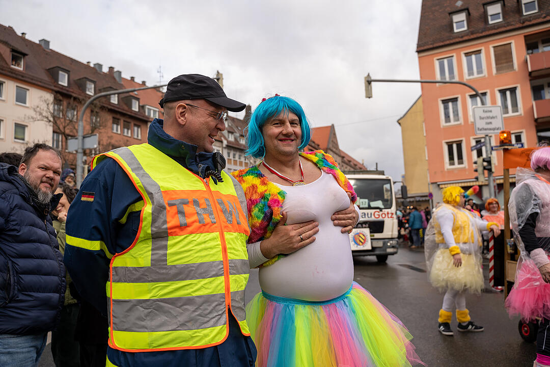 Der traditionelle Umzug zog ca. 70.000 Faschingsfreunde an.