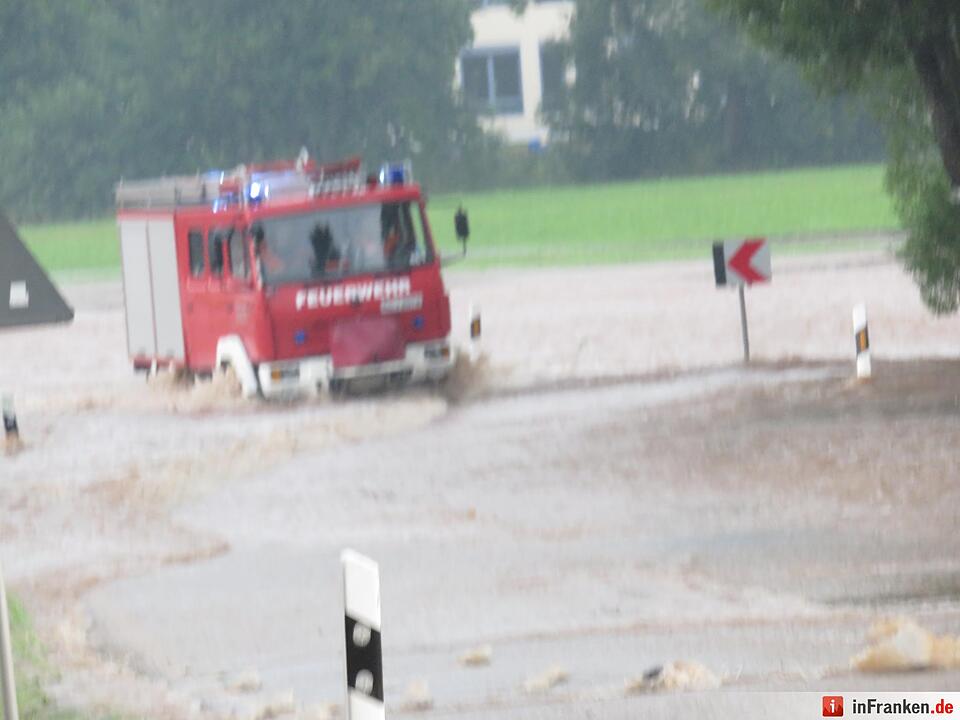 Schweres Unwetter im Kreis Kronach