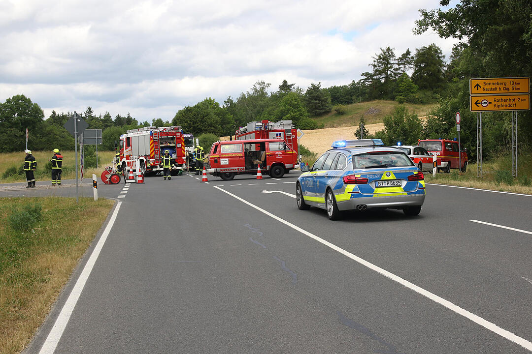 Tödlicher Unfall bei Neustadt bei Coburg