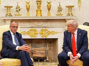 US-Präsident Trump empfängt Bundeskanzler Merz