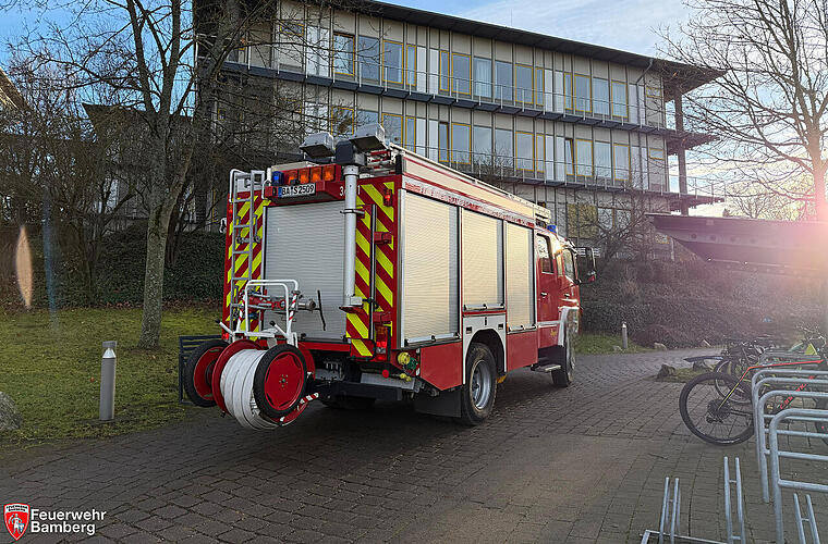 Brandmeldeanlage an Bamberger Krankenhaus ausgelöst
