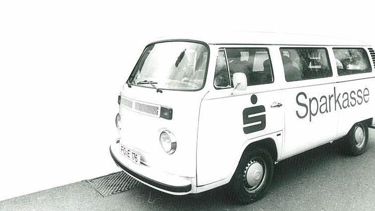 Der Sparkassen-VW-Bus auf Tour