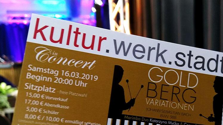 Reichlich Applaus gab es für ein Konzert mit dem Marimba-Duo Katarzyna Mycka und Conrado Moya in der "Kultur.Werk.Stadt" in Neustadt.Foto: Jochen Berger