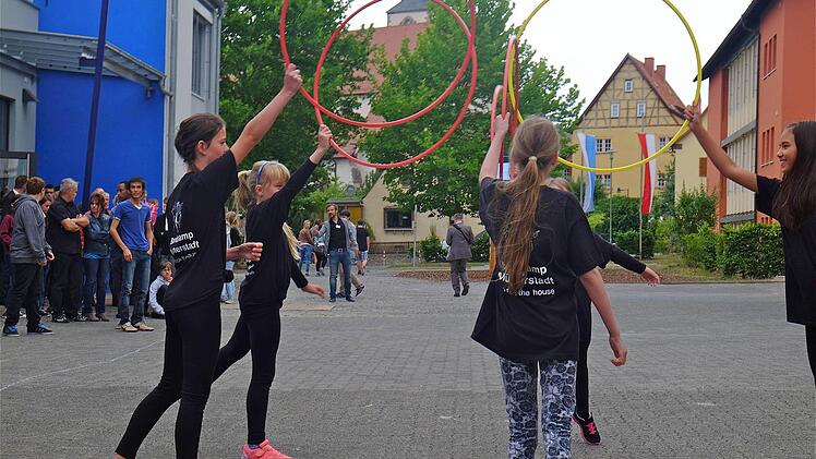 Feier an der Mittelschule Hammelburg  Foto: Gerd Schaar